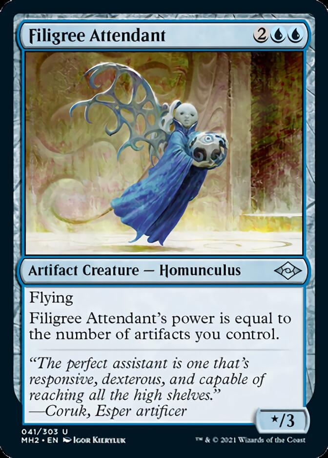 Filigree Attendant [Modern Horizons 2] | Jomio and Rueliete's Cards and Comics