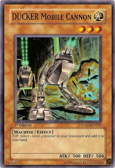Ducker Mobile Cannon [LODT-EN037] Super Rare | Jomio and Rueliete's Cards and Comics