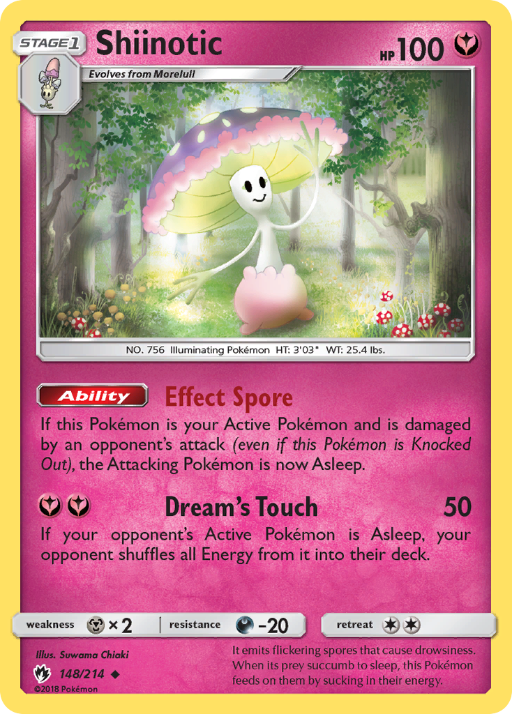 Shiinotic (148/214) [Sun & Moon: Lost Thunder] | Jomio and Rueliete's Cards and Comics