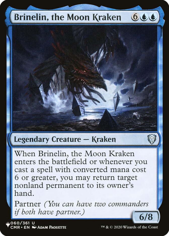 Brinelin, the Moon Kraken [The List] | Jomio and Rueliete's Cards and Comics
