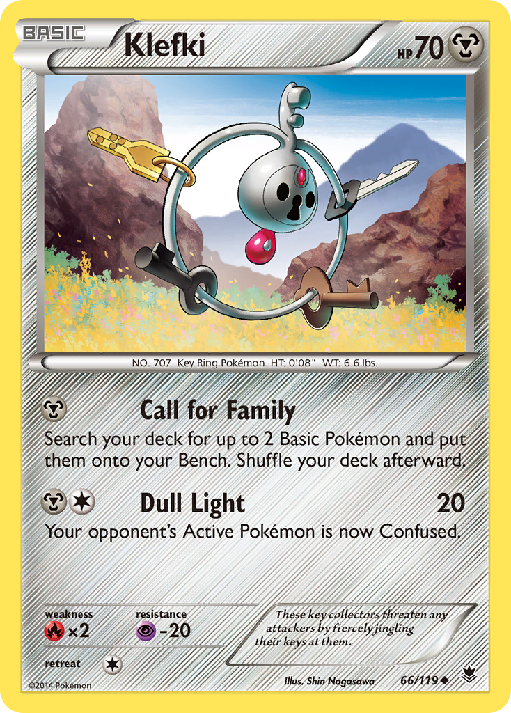 Klefki (66/119) [XY: Phantom Forces] | Jomio and Rueliete's Cards and Comics
