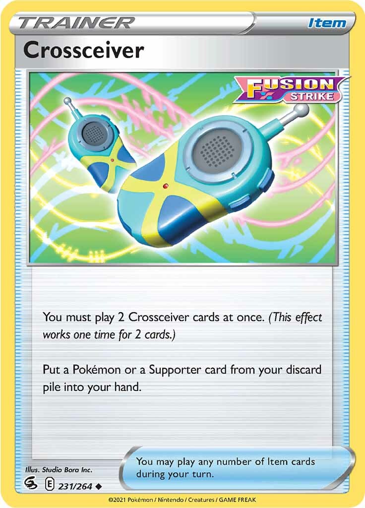 Crossceiver (231/264) [Sword & Shield: Fusion Strike] | Jomio and Rueliete's Cards and Comics