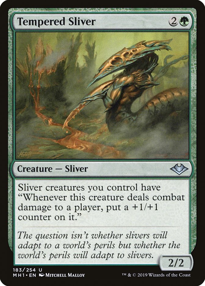 Tempered Sliver [Modern Horizons] | Jomio and Rueliete's Cards and Comics