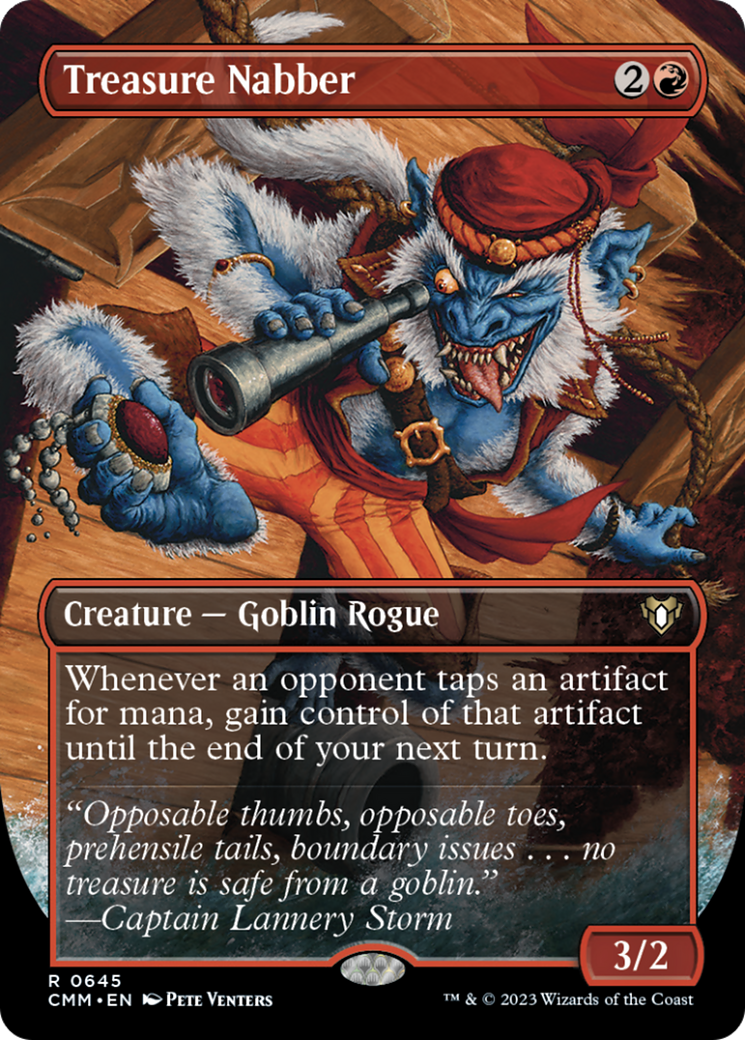 Treasure Nabber (Borderless Alternate Art) [Commander Masters] | Jomio and Rueliete's Cards and Comics
