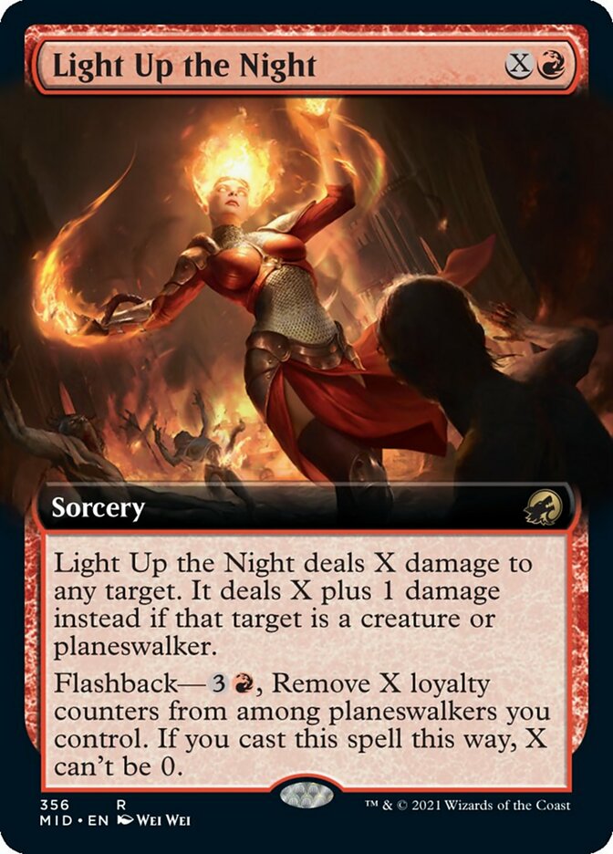 Light Up the Night (Extended Art) [Innistrad: Midnight Hunt] | Jomio and Rueliete's Cards and Comics
