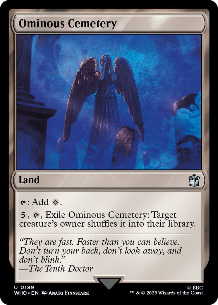 Ominous Cemetery [Doctor Who] | Jomio and Rueliete's Cards and Comics