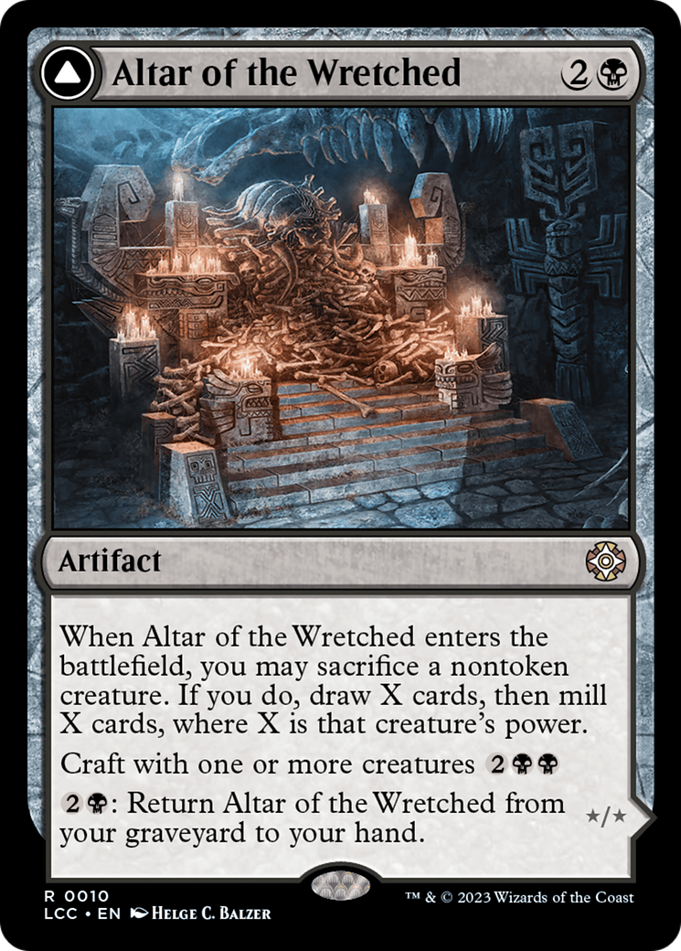 Altar of the Wretched // Wretched Bonemass [The Lost Caverns of Ixalan Commander] | Jomio and Rueliete's Cards and Comics