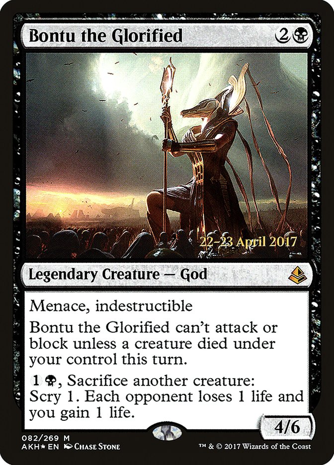 Bontu the Glorified [Amonkhet Prerelease Promos] | Jomio and Rueliete's Cards and Comics