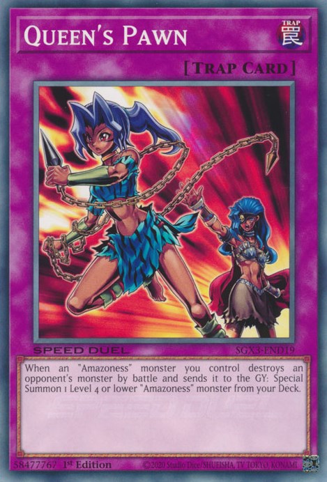 Queen's Pawn [SGX3-END19] Common | Jomio and Rueliete's Cards and Comics