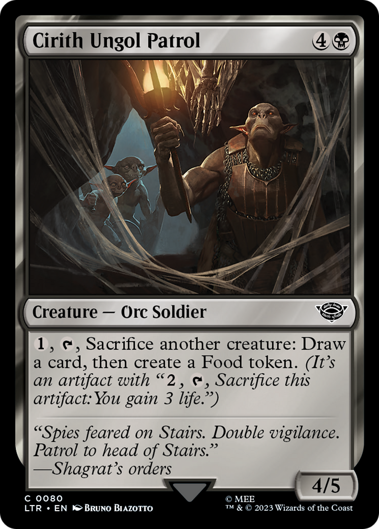 Cirith Ungol Patrol [The Lord of the Rings: Tales of Middle-Earth] | Jomio and Rueliete's Cards and Comics