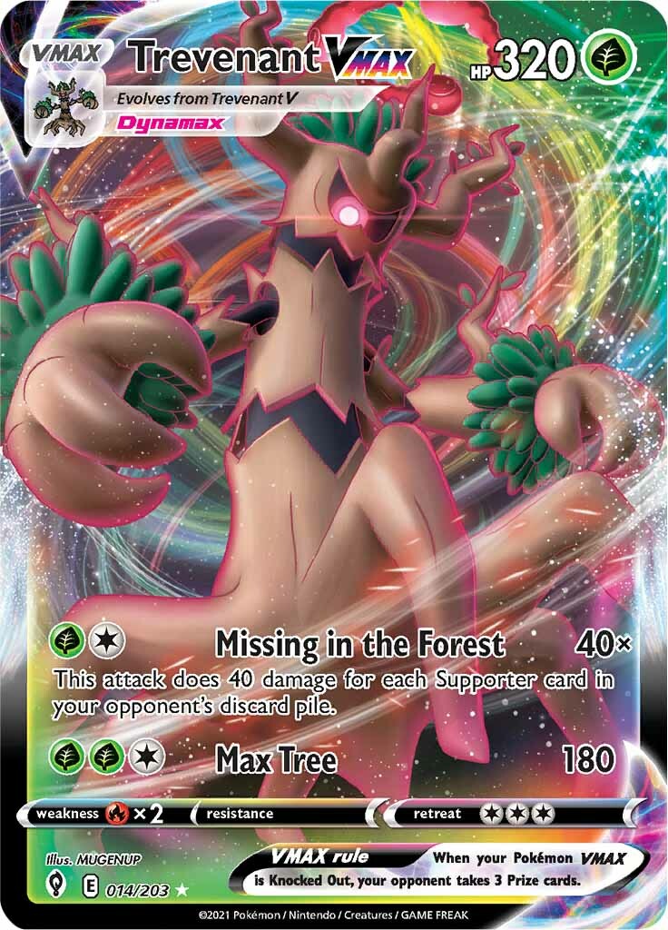 Trevenant VMAX (014/203) [Sword & Shield: Evolving Skies] | Jomio and Rueliete's Cards and Comics