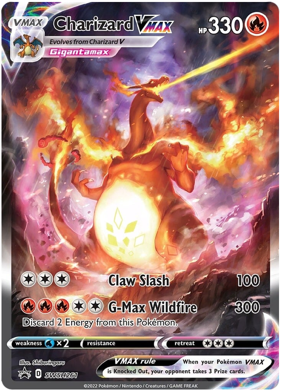 Charizard VMAX (SWSH261) [Sword & Shield: Black Star Promos] | Jomio and Rueliete's Cards and Comics