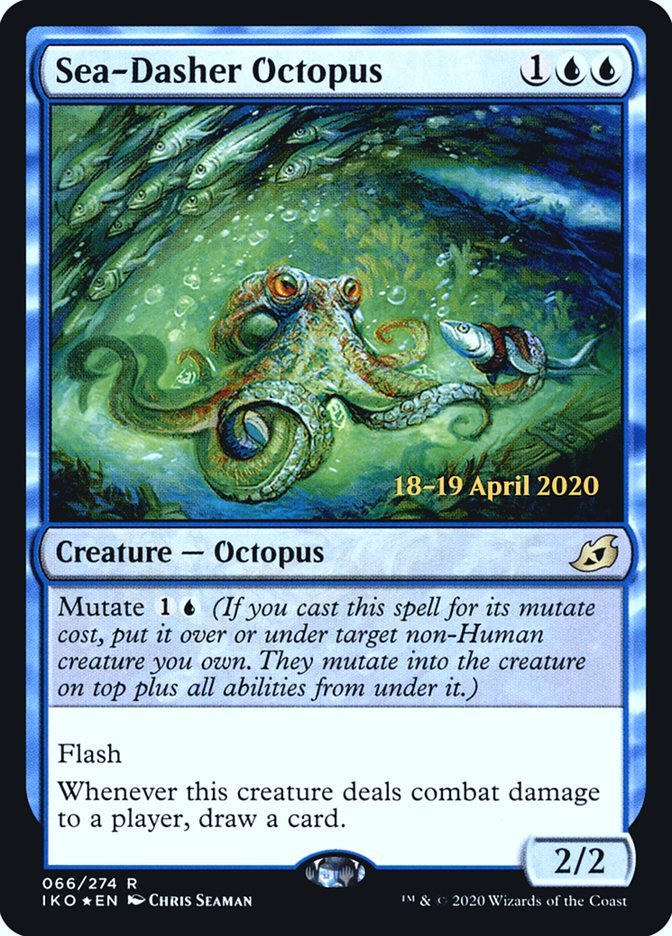 Sea-Dasher Octopus [Ikoria: Lair of Behemoths Prerelease Promos] | Jomio and Rueliete's Cards and Comics