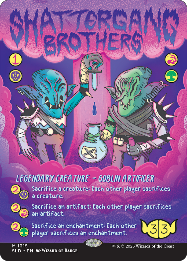 Shattergang Brothers (Rainbow Foil) [Secret Lair Drop Series] | Jomio and Rueliete's Cards and Comics