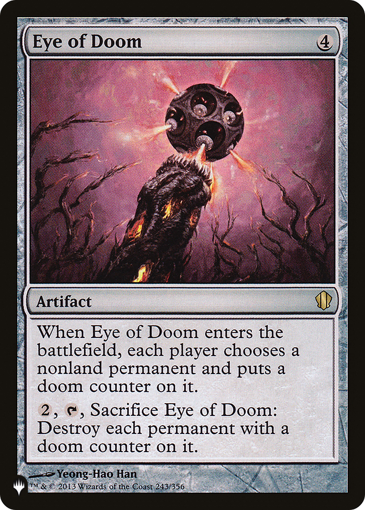 Eye of Doom [The List] | Jomio and Rueliete's Cards and Comics