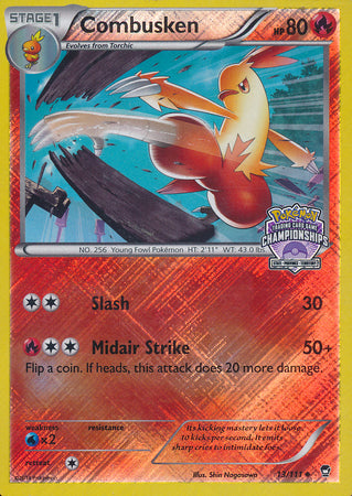 Combusken (13/111) (Championship Promo) [XY: Furious Fists] | Jomio and Rueliete's Cards and Comics