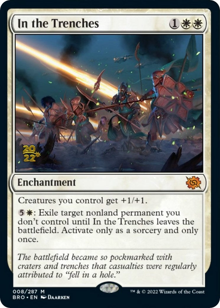 In the Trenches [The Brothers' War Prerelease Promos] | Jomio and Rueliete's Cards and Comics