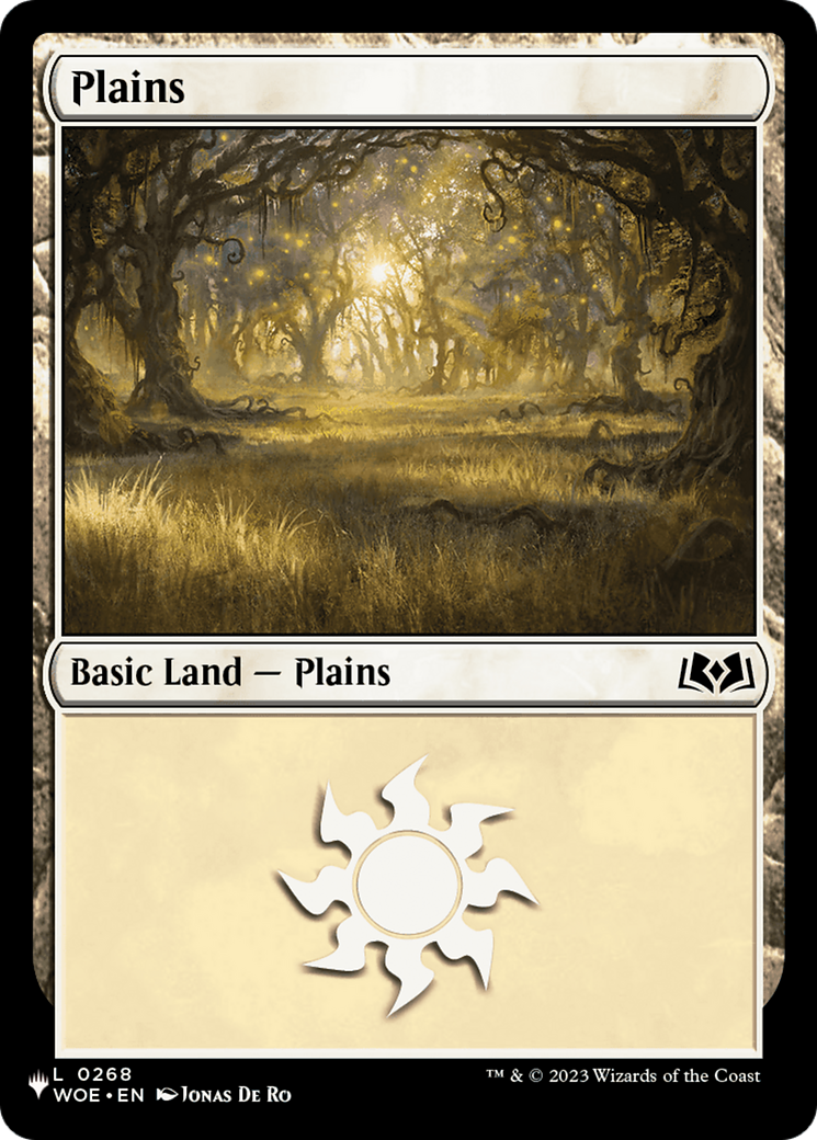 Plains (0268) (WOE) [The List] | Jomio and Rueliete's Cards and Comics