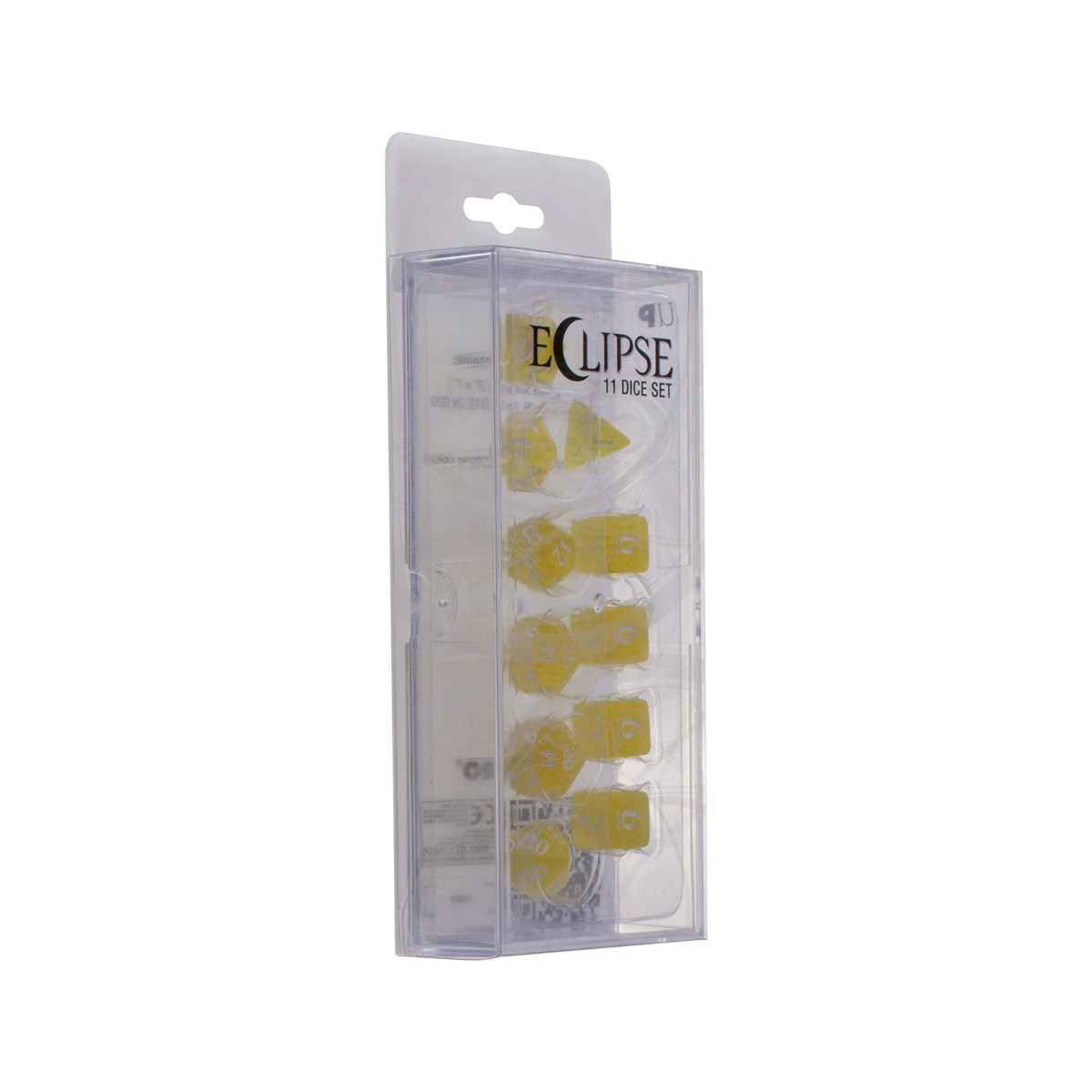 Ultra PRO: 11-Dice Set - Eclipse (Lemon Yellow) | Jomio and Rueliete's Cards and Comics