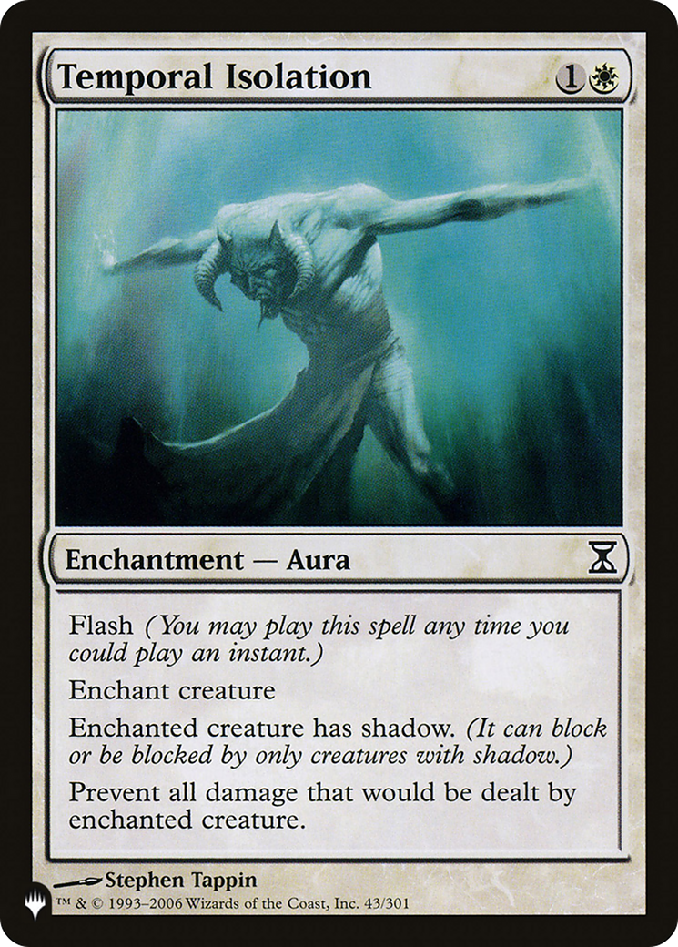Temporal Isolation [The List] | Jomio and Rueliete's Cards and Comics