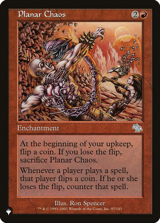 Planar Chaos [Secret Lair: Heads I Win, Tails You Lose] | Jomio and Rueliete's Cards and Comics