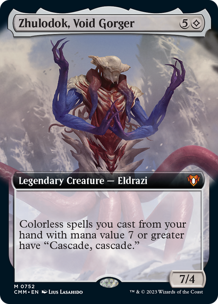 Zhulodok, Void Gorger (Extended Art) [Commander Masters] | Jomio and Rueliete's Cards and Comics