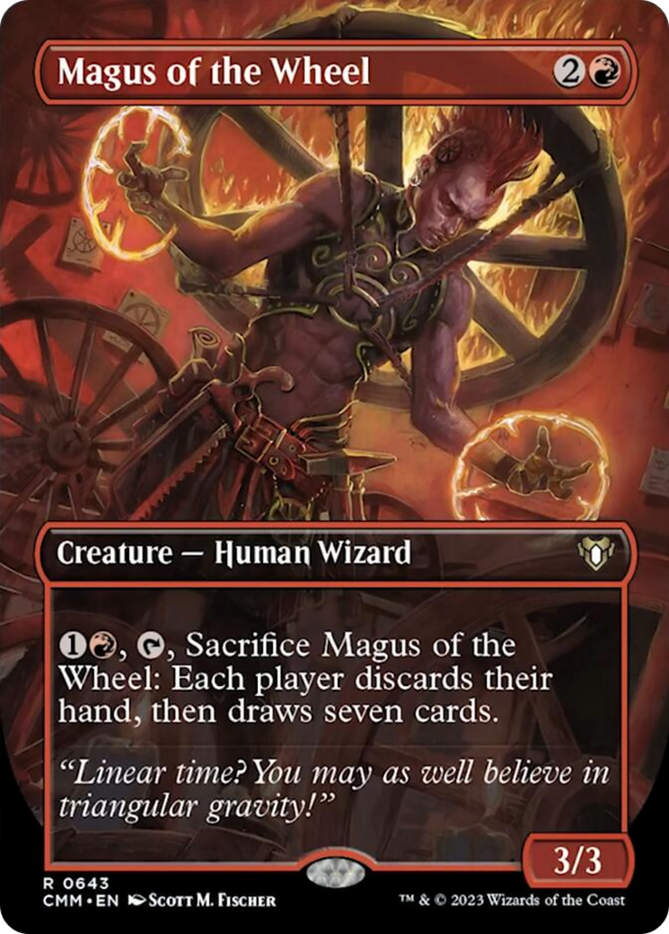 Magus of the Wheel (Borderless Alternate Art) [Commander Masters] | Jomio and Rueliete's Cards and Comics