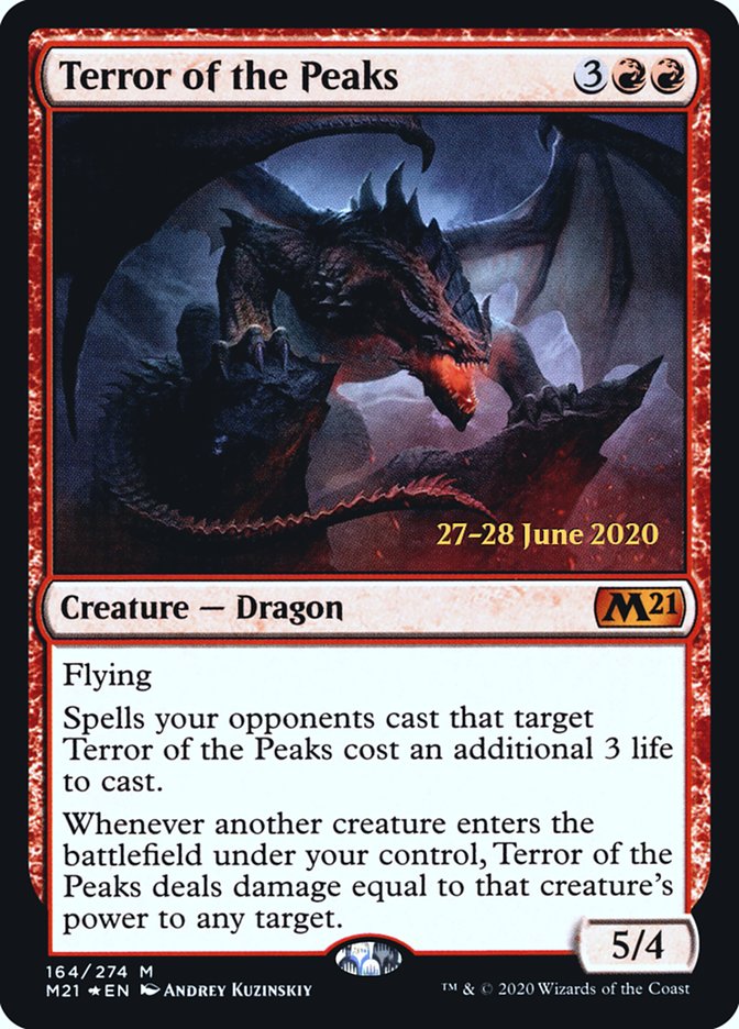 Terror of the Peaks [Core Set 2021 Prerelease Promos] | Jomio and Rueliete's Cards and Comics