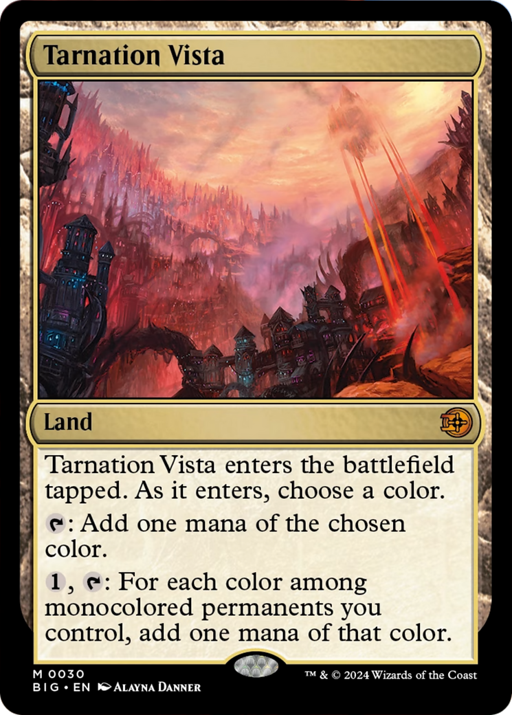 Tarnation Vista [Outlaws of Thunder Junction: The Big Score] | Jomio and Rueliete's Cards and Comics