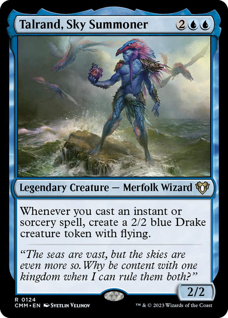 Talrand, Sky Summoner [Commander Masters] | Jomio and Rueliete's Cards and Comics