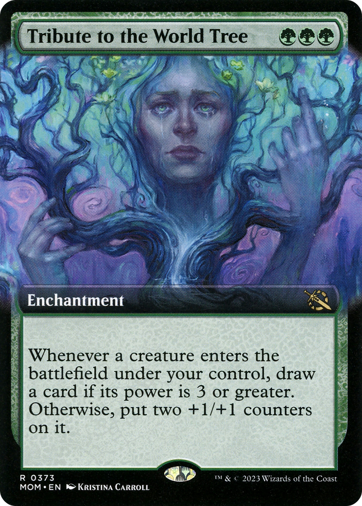 Tribute to the World Tree (Extended Art) [March of the Machine] | Jomio and Rueliete's Cards and Comics
