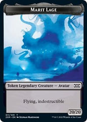 Marit Lage // Saproling Double-Sided Token [Double Masters Tokens] | Jomio and Rueliete's Cards and Comics