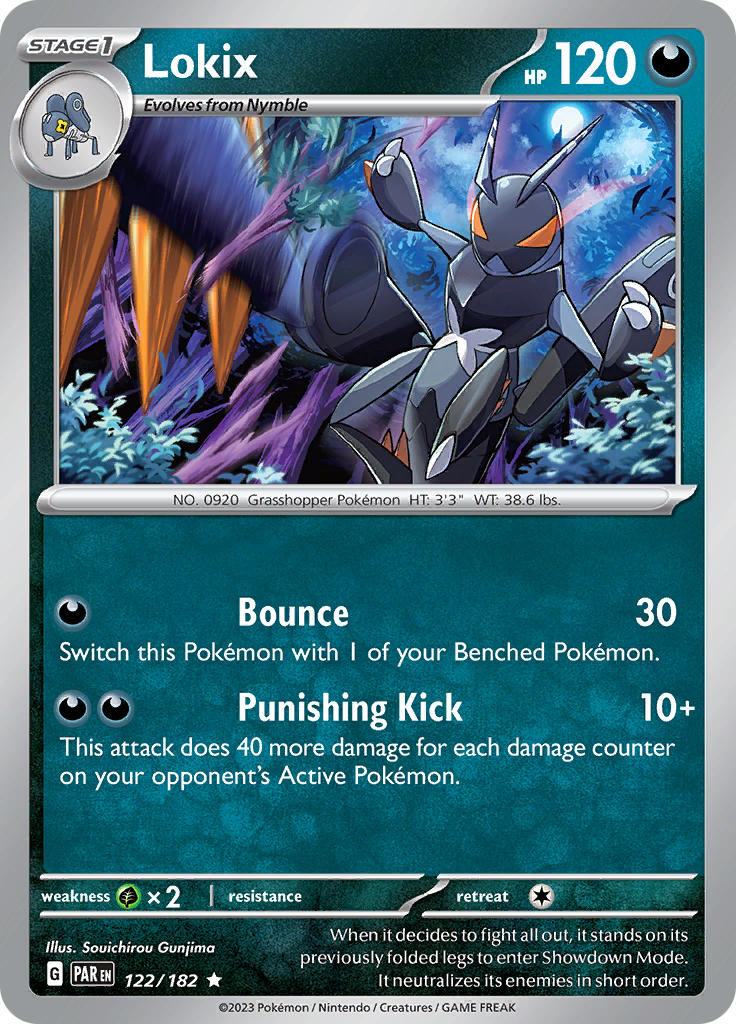 Lokix (122/182) [Scarlet & Violet: Paradox Rift] | Jomio and Rueliete's Cards and Comics