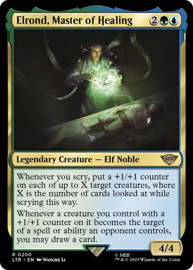 Elrond, Master of Healing [The Lord of the Rings: Tales of Middle-Earth] | Jomio and Rueliete's Cards and Comics