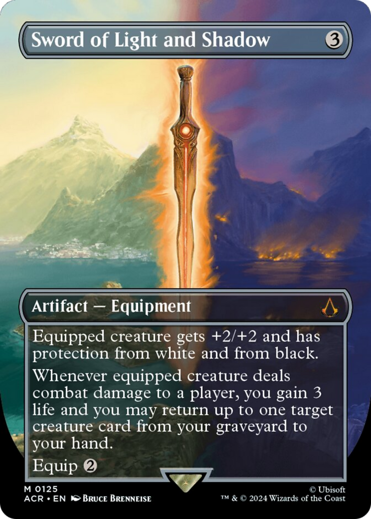 Sword of Light and Shadow (Borderless) [Assassin's Creed] | Jomio and Rueliete's Cards and Comics
