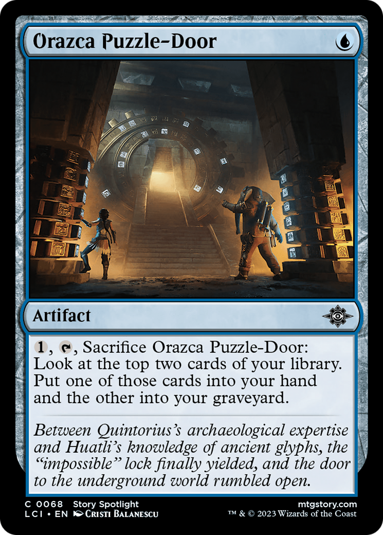 Orazca Puzzle-Door [The Lost Caverns of Ixalan] | Jomio and Rueliete's Cards and Comics