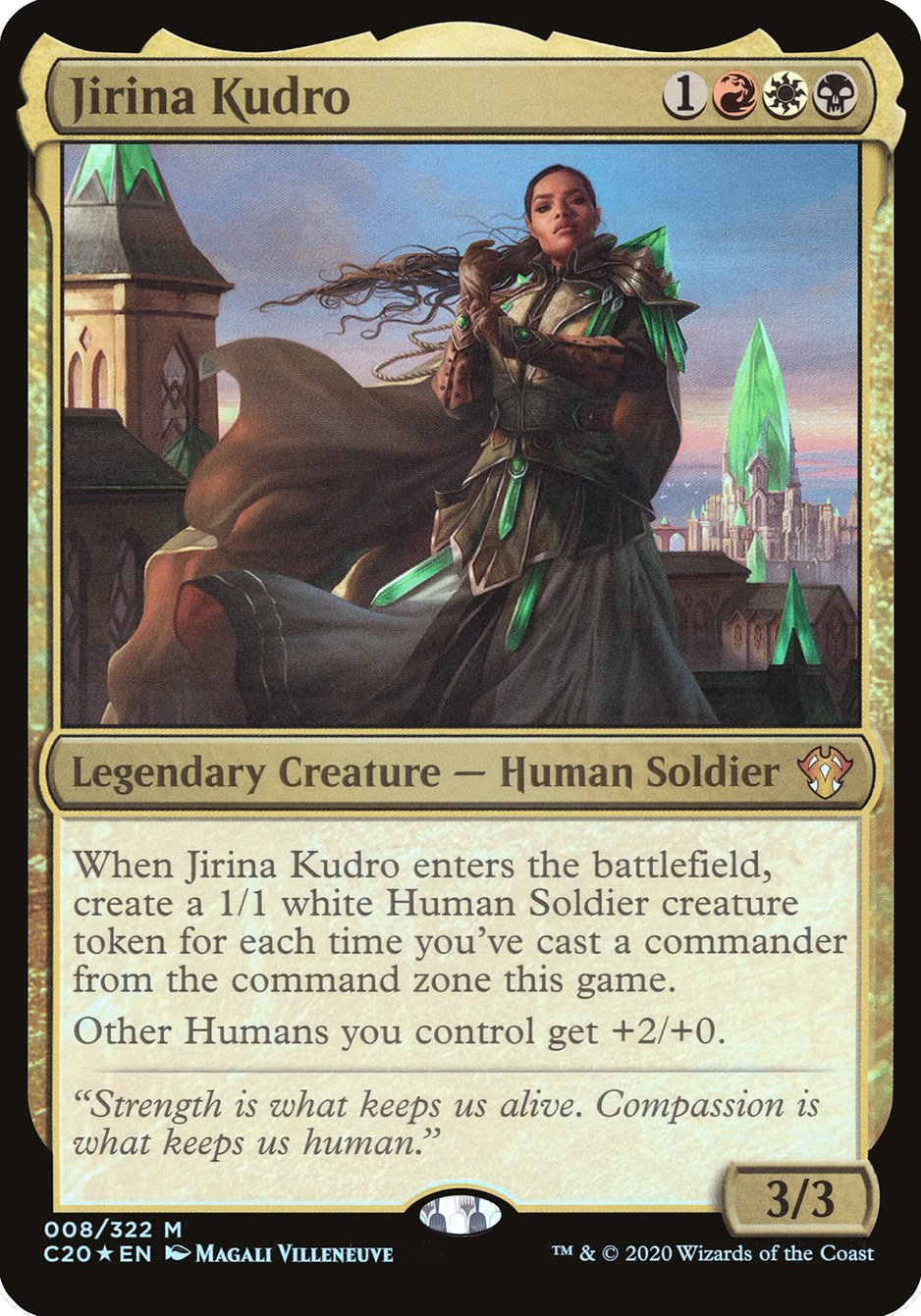 Jirina Kudro (Oversized) [Commander 2020 Oversized] | Jomio and Rueliete's Cards and Comics