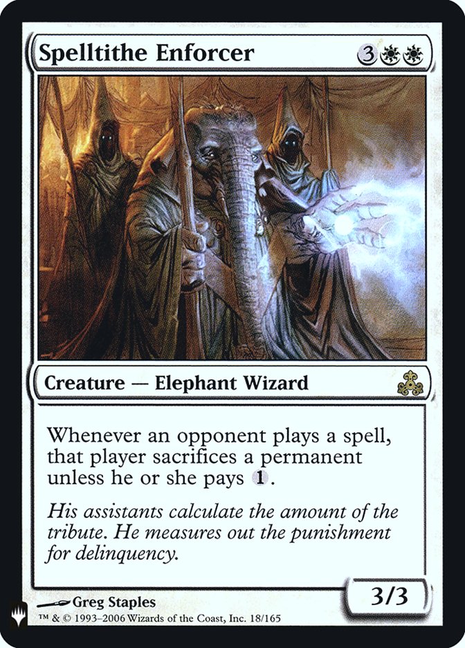 Spelltithe Enforcer [Mystery Booster] | Jomio and Rueliete's Cards and Comics