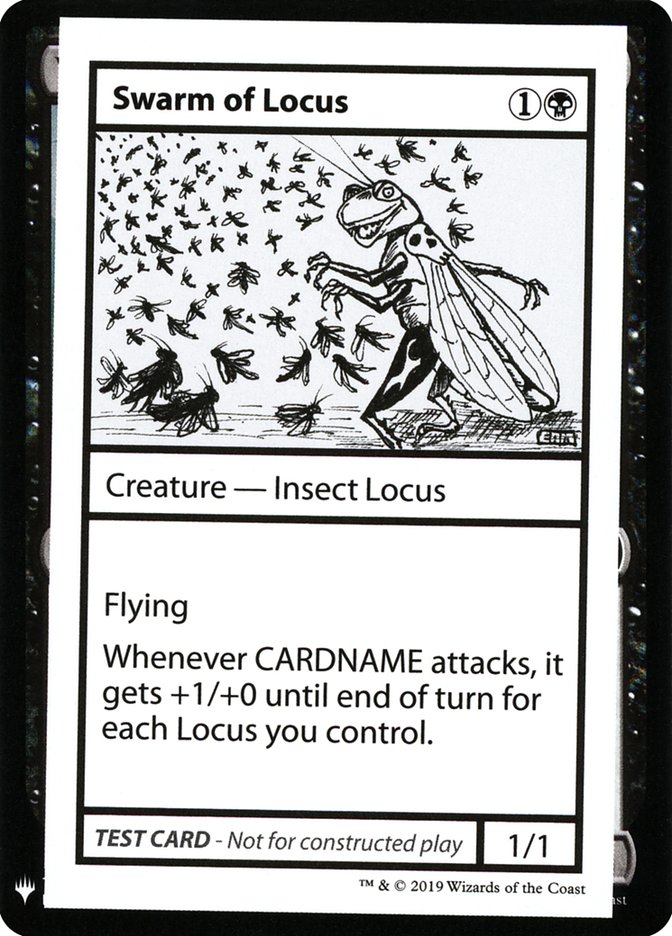 Swarm of Locus [Mystery Booster Playtest Cards] | Jomio and Rueliete's Cards and Comics