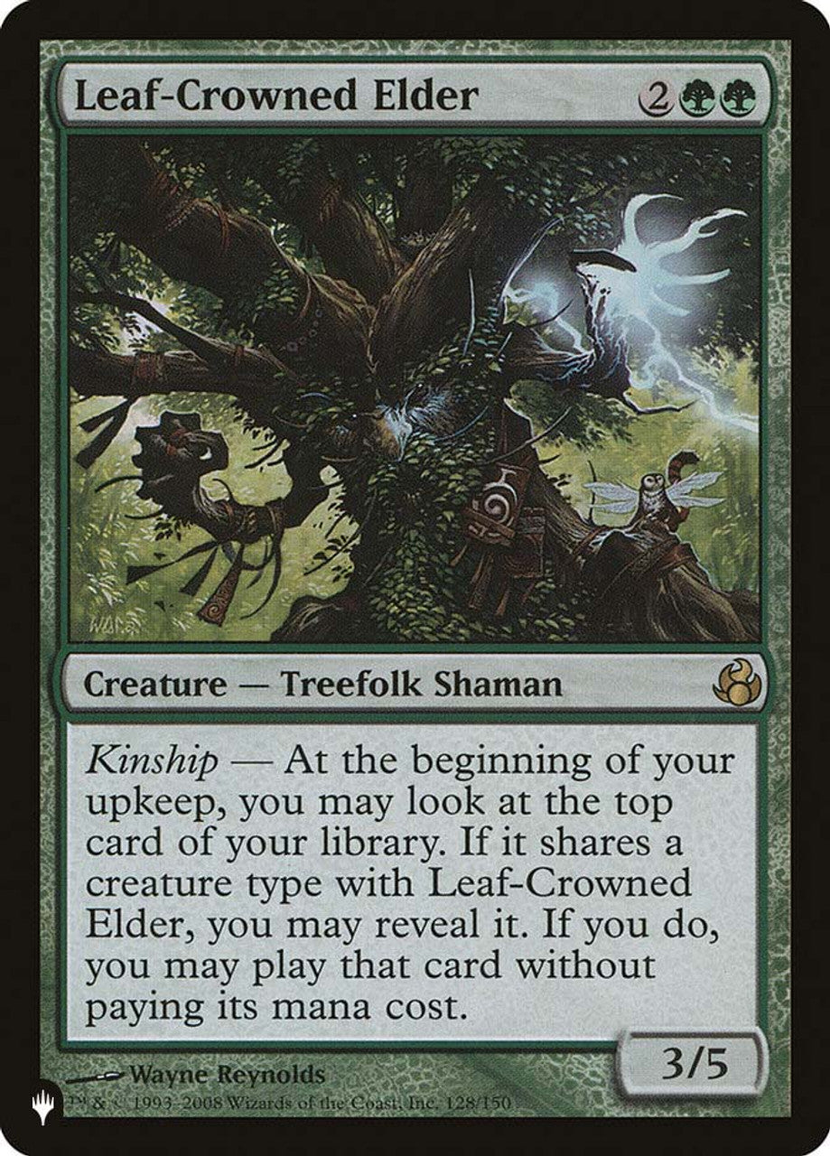 Leaf-Crowned Elder [The List] | Jomio and Rueliete's Cards and Comics