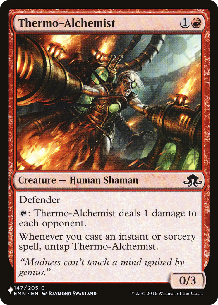 Thermo-Alchemist [The List] | Jomio and Rueliete's Cards and Comics