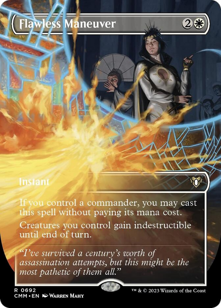 Flawless Maneuver (Borderless Alternate Art) [Commander Masters] | Jomio and Rueliete's Cards and Comics