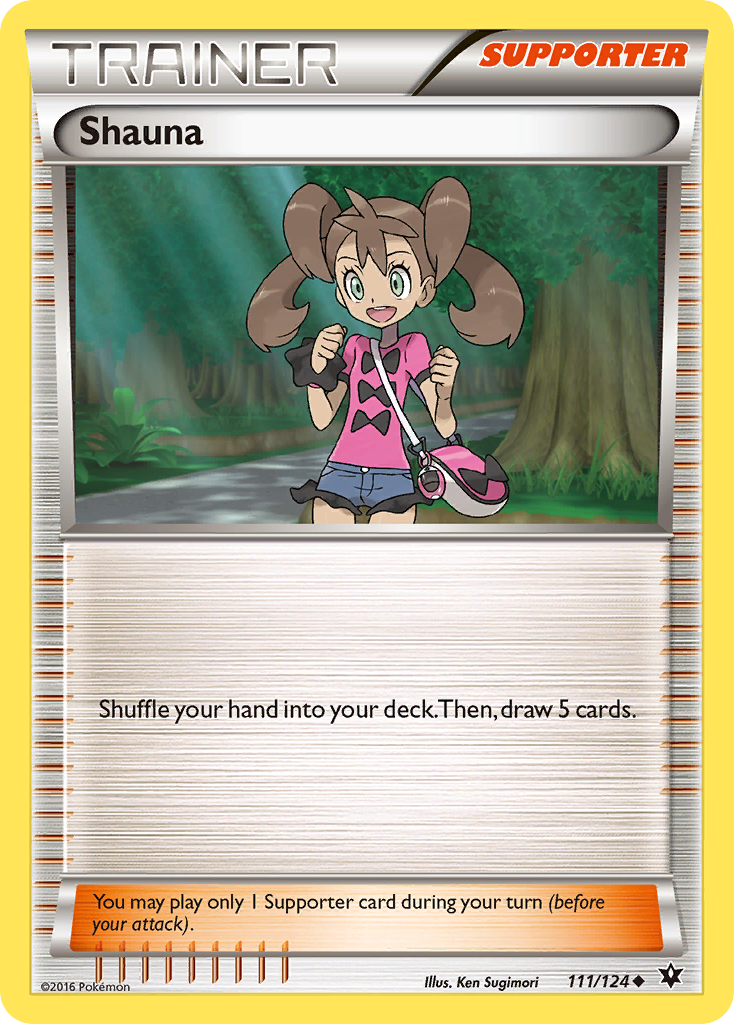 Shauna (111/124) [XY: Fates Collide] | Jomio and Rueliete's Cards and Comics