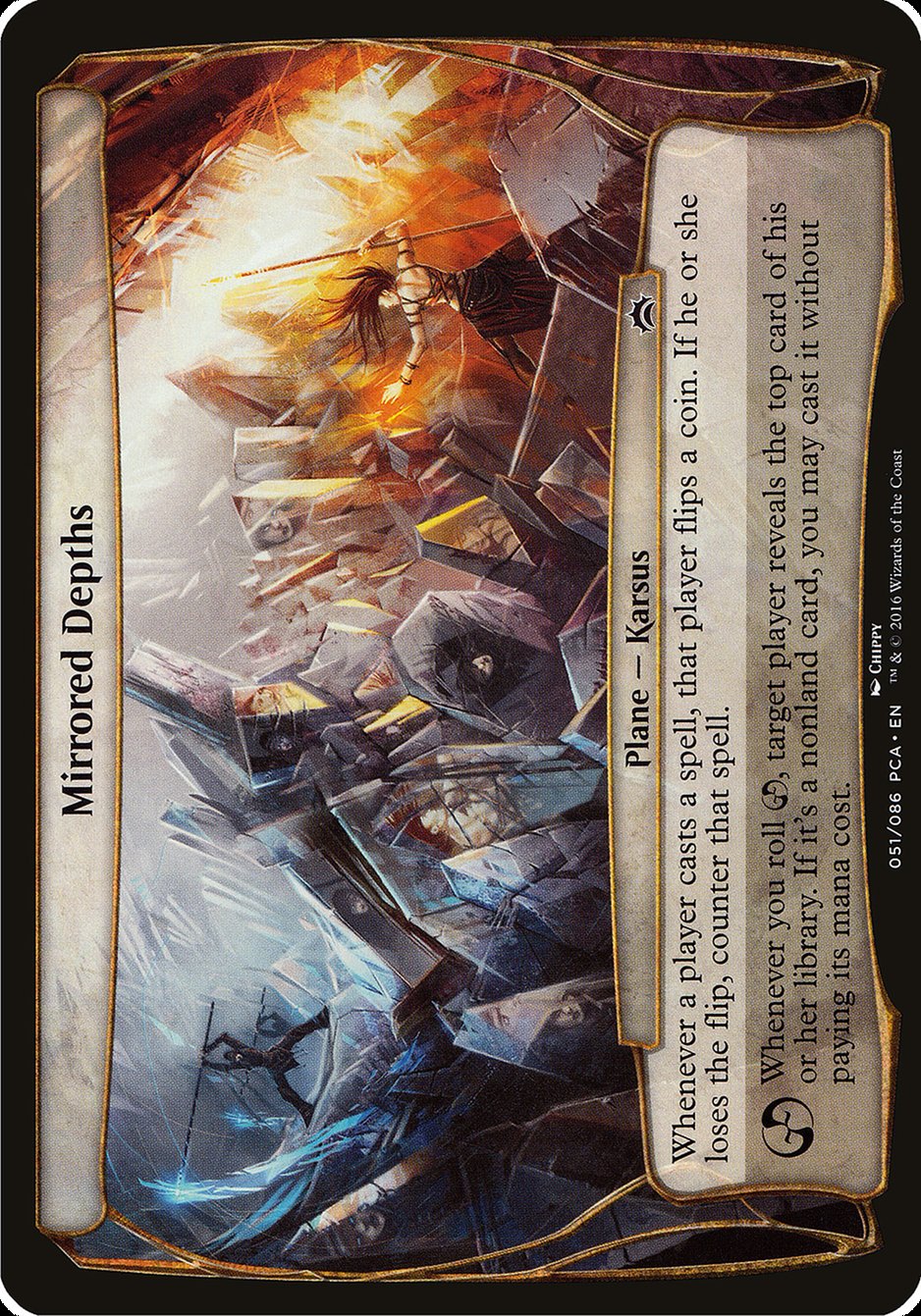 Mirrored Depths (Planes) [Planechase Anthology Planes] | Jomio and Rueliete's Cards and Comics