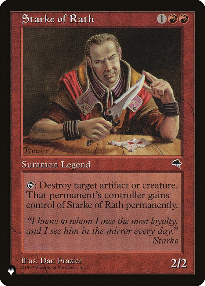 Starke of Rath [The List] | Jomio and Rueliete's Cards and Comics