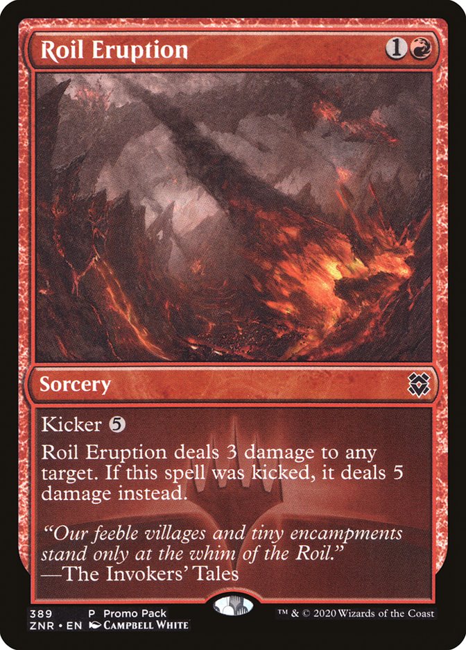 Roil Eruption (Promo Pack) [Zendikar Rising Promos] | Jomio and Rueliete's Cards and Comics