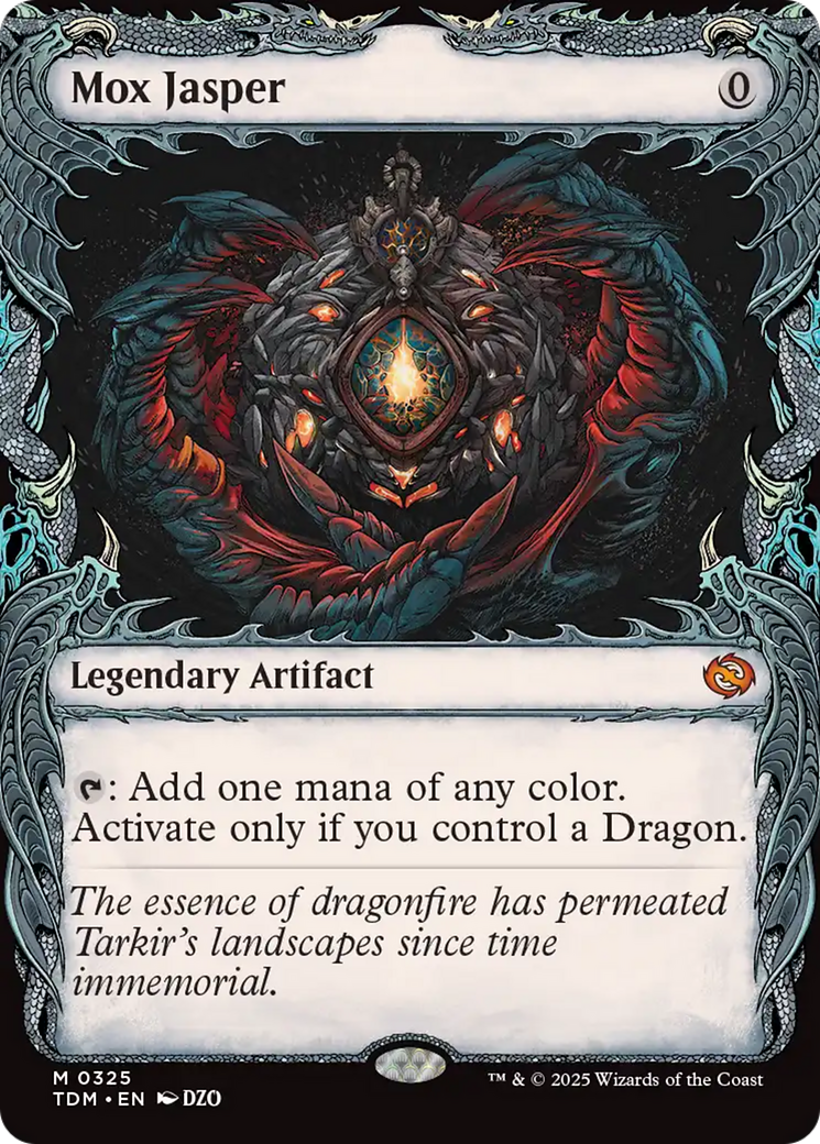 Mox Jasper (Showcase) [Tarkir: Dragonstorm] | Jomio and Rueliete's Cards and Comics
