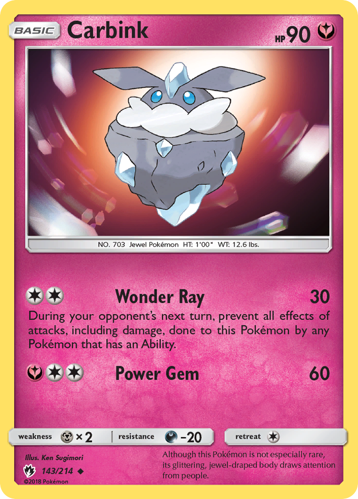 Carbink (143/214) [Sun & Moon: Lost Thunder] | Jomio and Rueliete's Cards and Comics