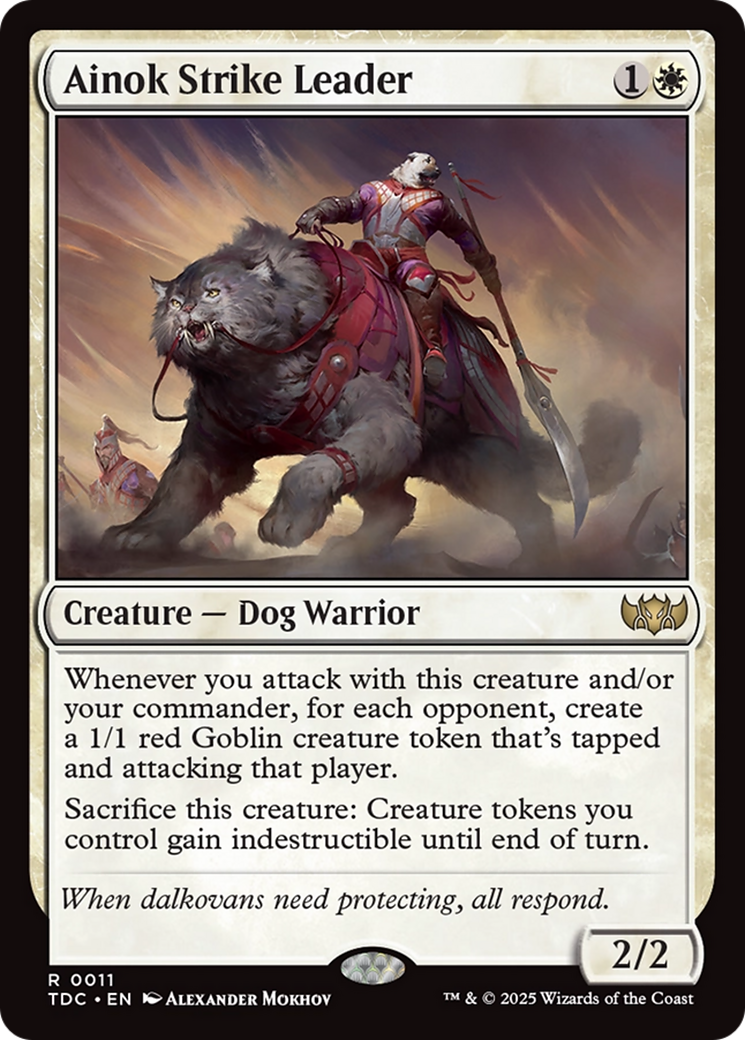 Ainok Strike Leader [Tarkir: Dragonstorm Commander] | Jomio and Rueliete's Cards and Comics