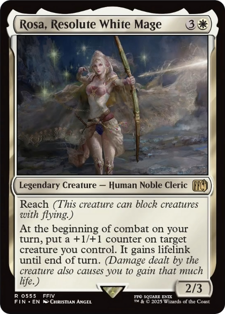 Rosa, Resolute White Mage [FINAL FANTASY] | Jomio and Rueliete's Cards and Comics
